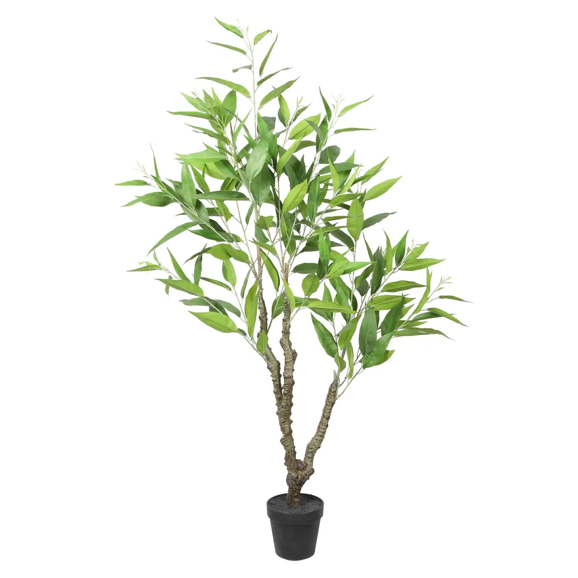 Potted Artificial Eucalyptus Tree (White Box Eucalyptus Albens) 110cm
